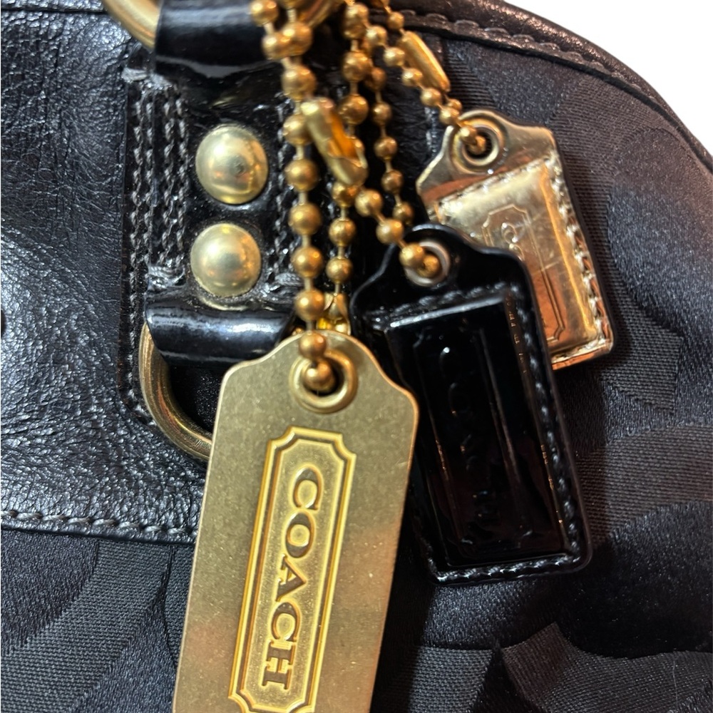 Coach Madison Op Art Sabrina Satchel Bag w/3 hang tags - Picture 2 of 11